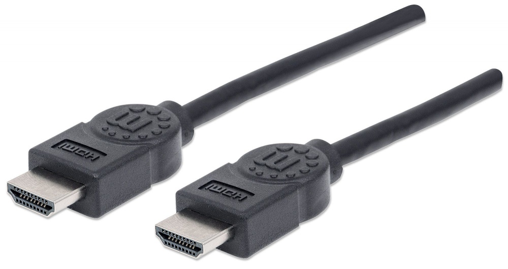 Manhattan Cable HDMI 1.3m Alta Velocidad Blindado 1.8m Color Negro